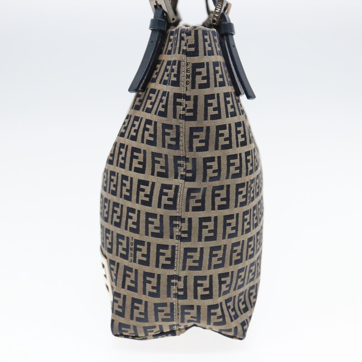 Luxury Fendi Zucchino Canvas Tote Bag Navyac3137
