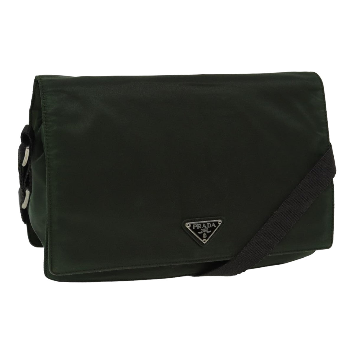 Luxury Prada Shoulder Bag Nylon Khaki  ac3141