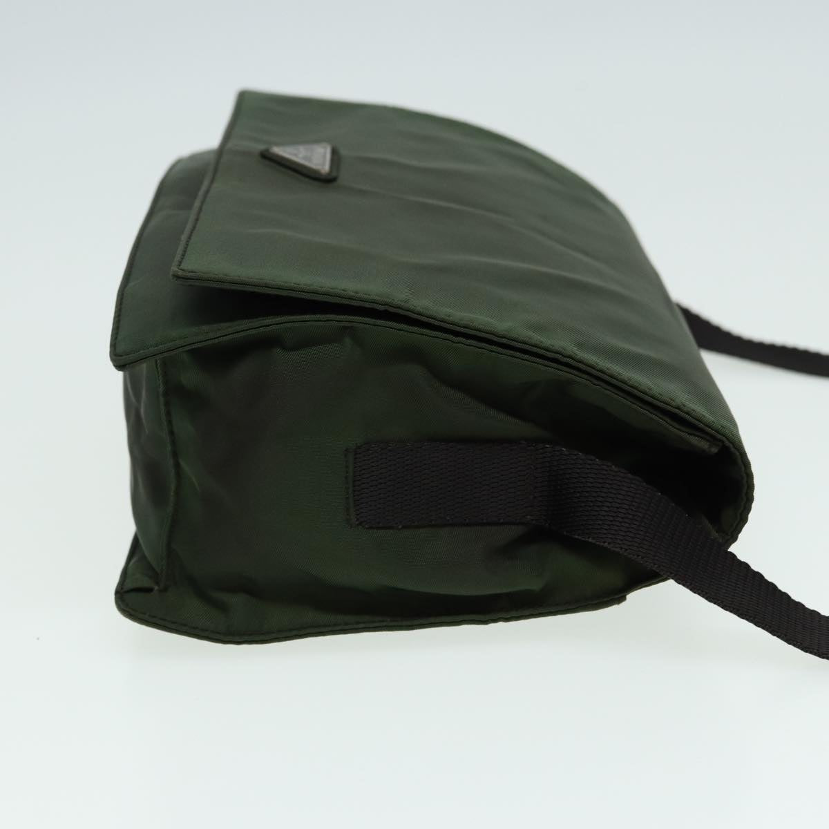 Luxury Prada Shoulder Bag Nylon Khaki  ac3141