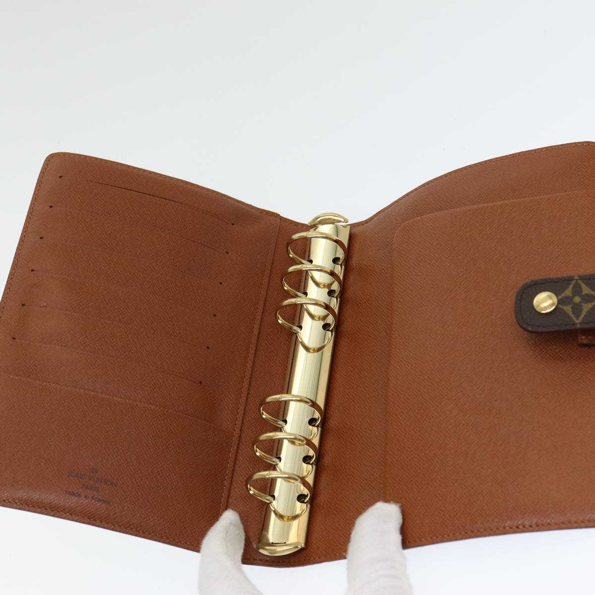 LOUIS VUITTON Monogram Agenda MM Day Planner Cover R20105 LV ac3152