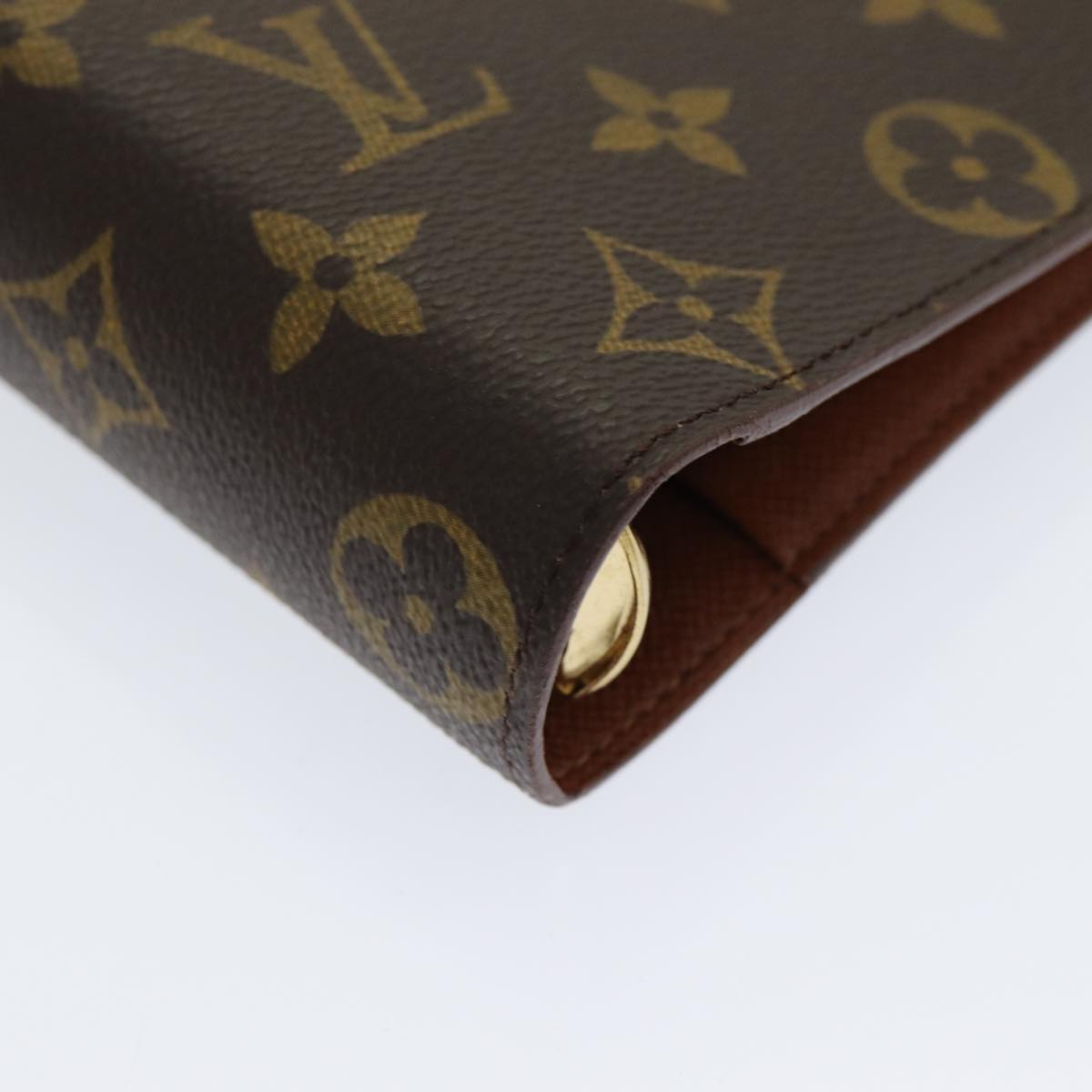 LOUIS VUITTON Monogram Agenda MM Day Planner Cover R20105 LV ac3152