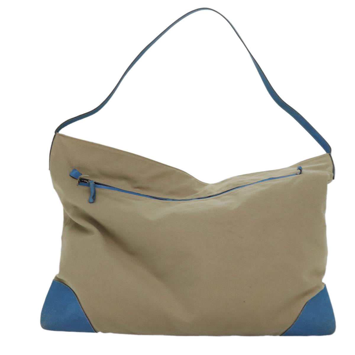 Luxury Prada Shoulder Bag Canvas Beige  ac3161
