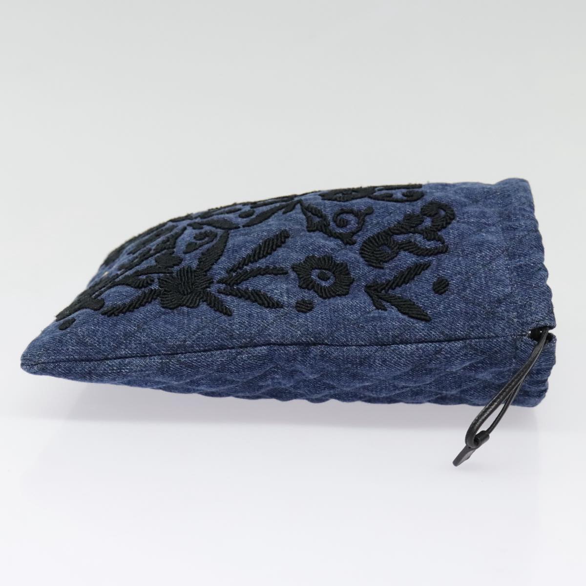 Luxury Prada Pouch Denim Navy  ac3172