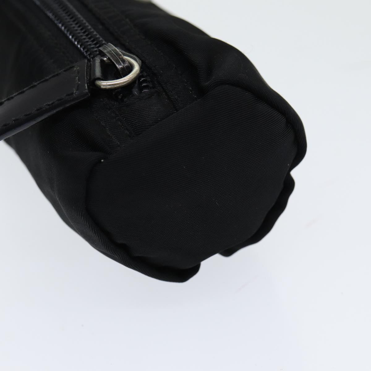 Luxury Prada Pouch Nylon Black Silver  ac3192