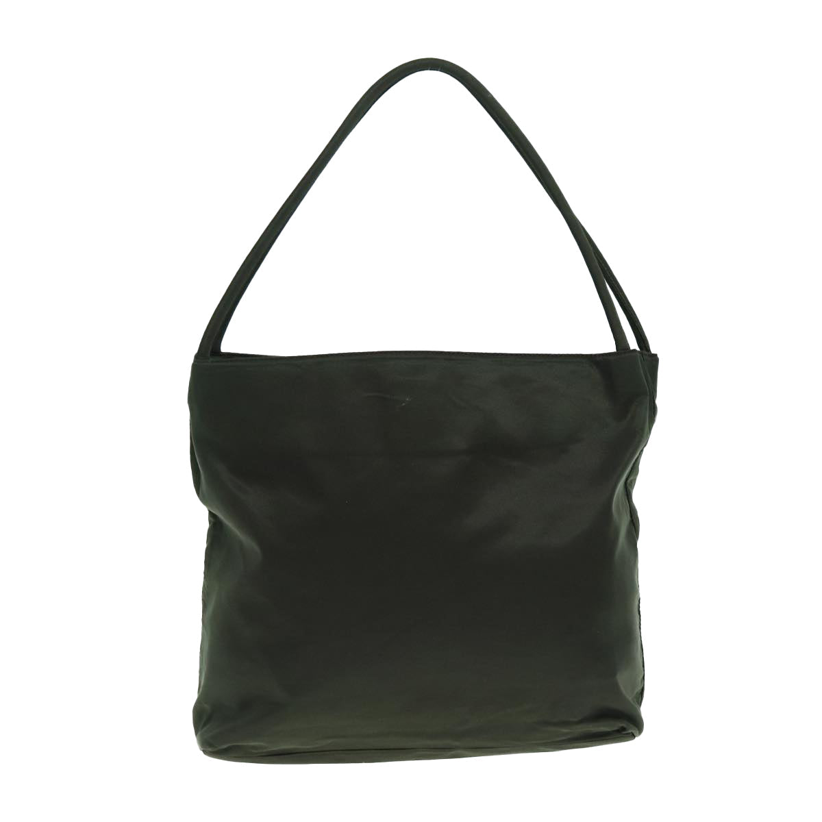 Luxury Prada Tote Bag Nylon Khaki Silver  ac3198