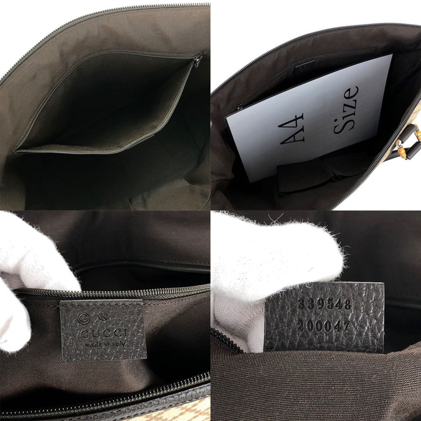 Luxury Gucci Trending 2025 Diamante  Canvas Tote Bag ()