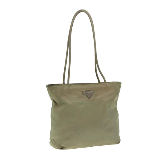 Luxury Prada Tote Bag Nylon Beige  ac3213