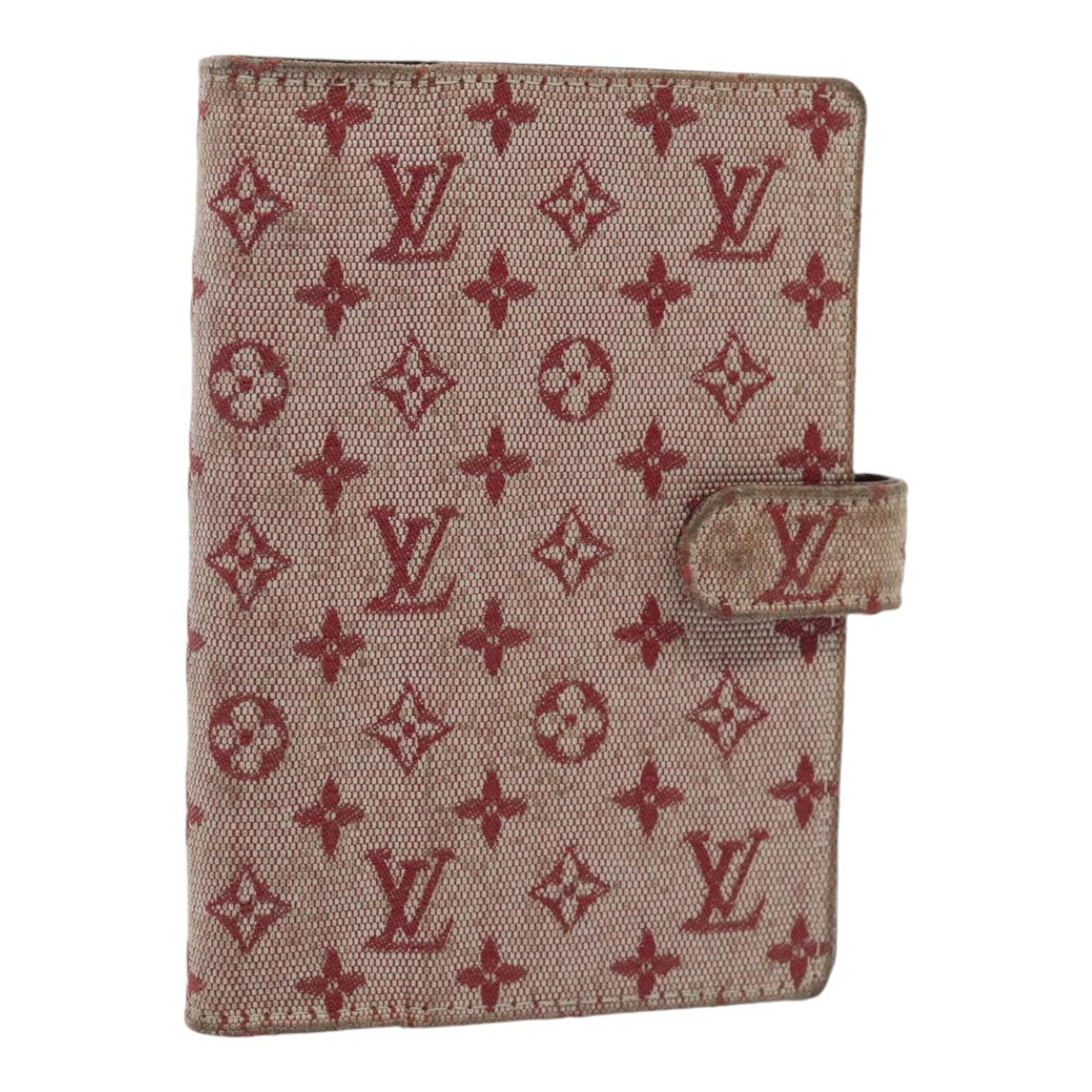 LOUIS VUITTON Monogram Mini Agenda PM Day Planner Cover Red R20912 ac3224