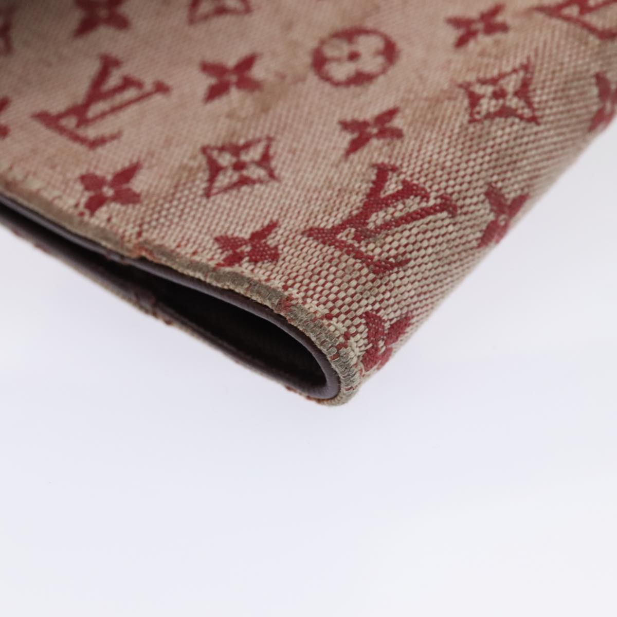 LOUIS VUITTON Monogram Mini Agenda PM Day Planner Cover Red R20912 ac3224