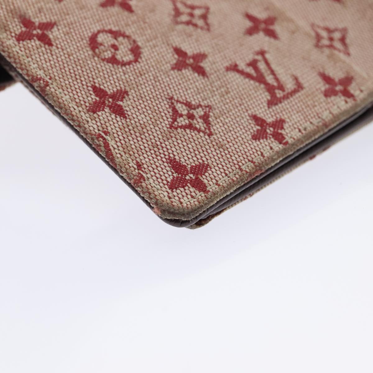 LOUIS VUITTON Monogram Mini Agenda PM Day Planner Cover Red R20912 ac3224