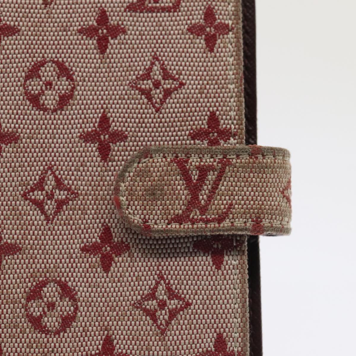 LOUIS VUITTON Monogram Mini Agenda PM Day Planner Cover Red R20912 ac3224
