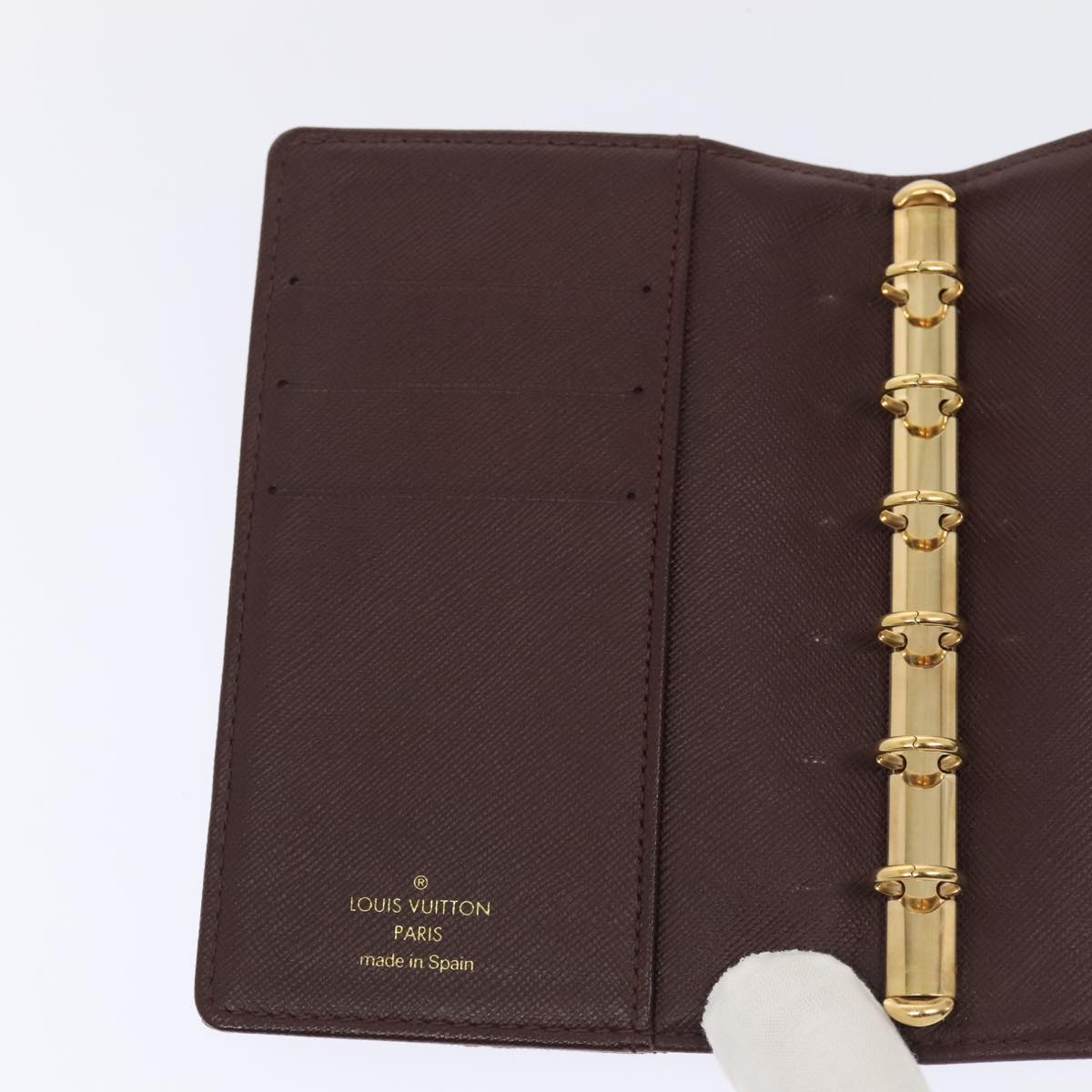 LOUIS VUITTON Monogram Mini Agenda PM Day Planner Cover Red R20912 ac3224