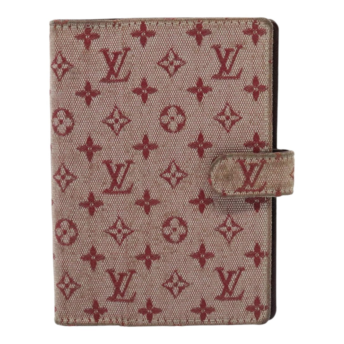 LOUIS VUITTON Monogram Mini Agenda PM Day Planner Cover Red R20912 ac3224