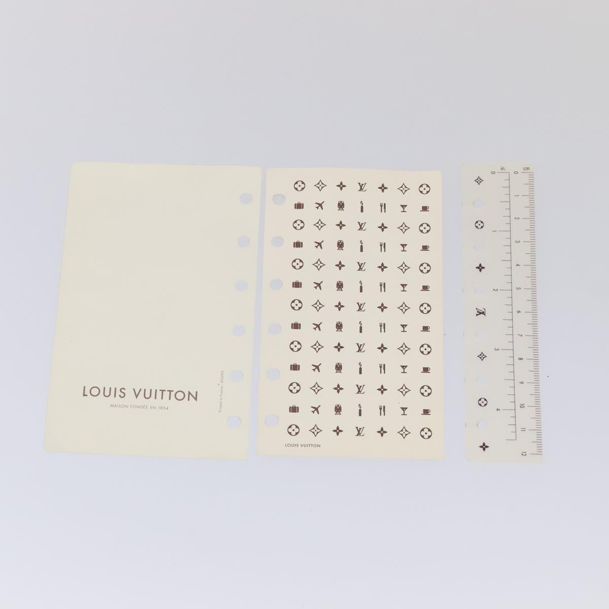 LOUIS VUITTON Monogram Mini Agenda PM Day Planner Cover Red R20912 ac3224