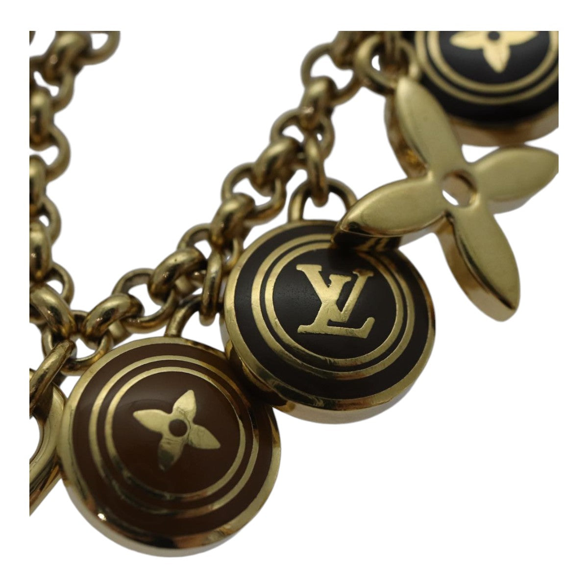 LOUIS VUITTON Monogram Porte Cles Chainne Pastilles Charm M66172 LV ac3239