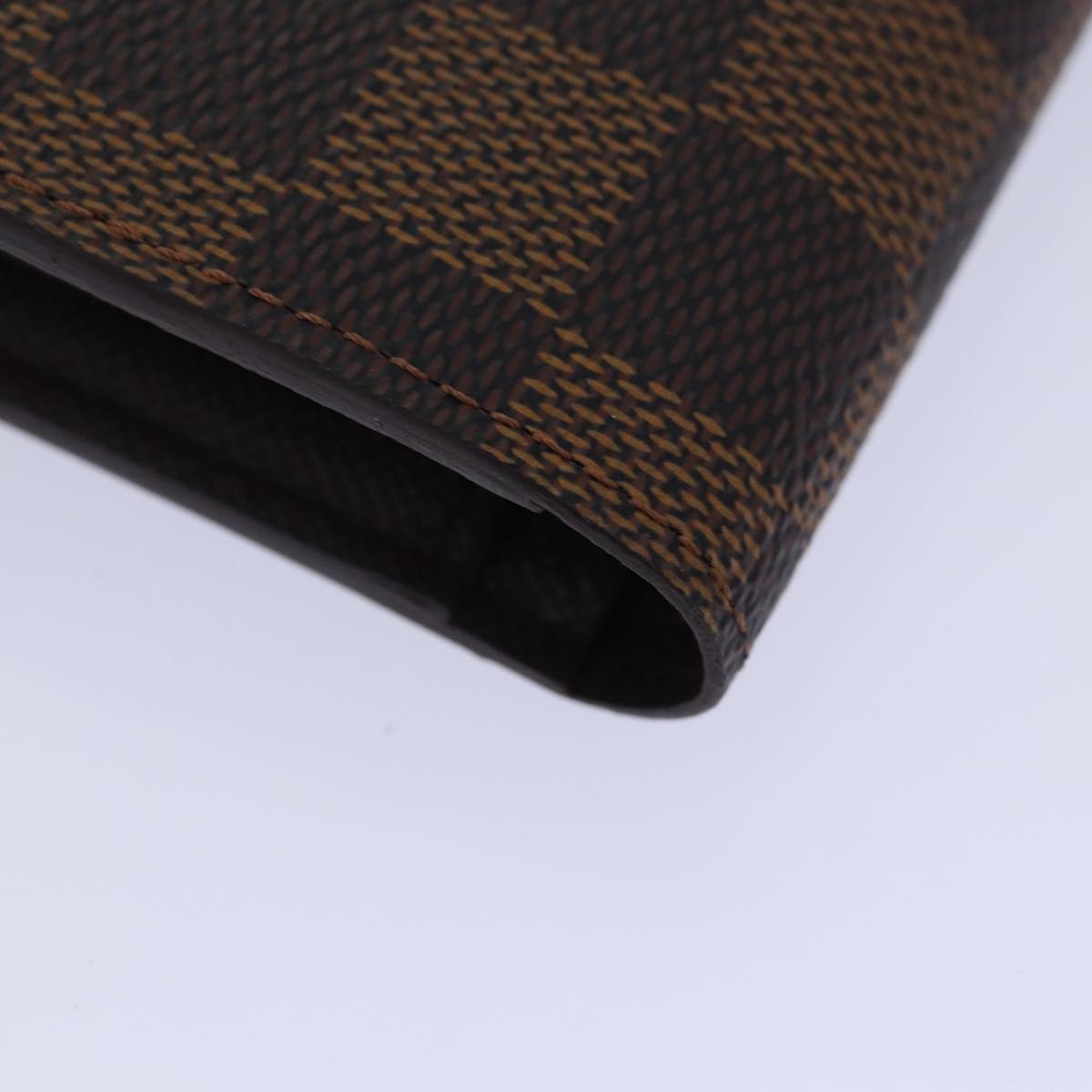LOUIS VUITTON Damier Ebene Porte Monnaie Billets Viennois N61664 LV ac3246