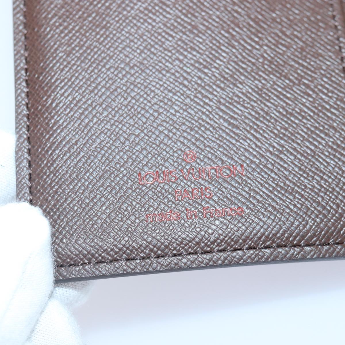 LOUIS VUITTON Damier Ebene Porte Monnaie Billets Viennois N61664 LV ac3246