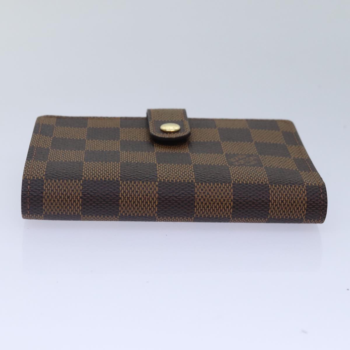 LOUIS VUITTON Damier Ebene Porte Monnaie Billets Viennois N61664 LV ac3246