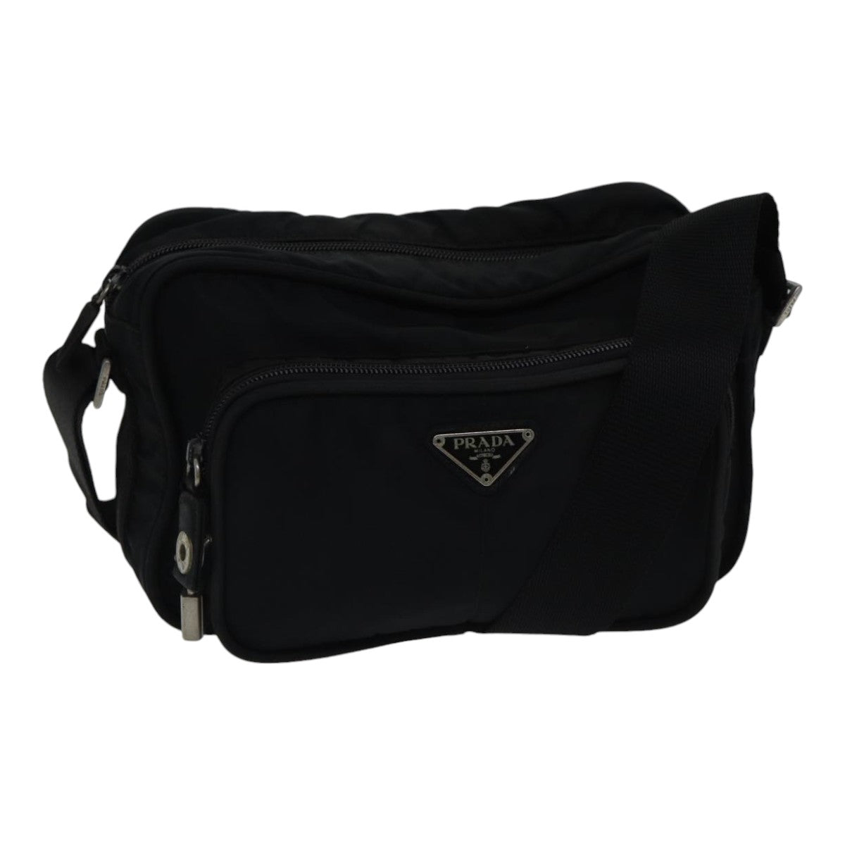 Luxury Prada Shoulder Bag Nylon Black  ac3249