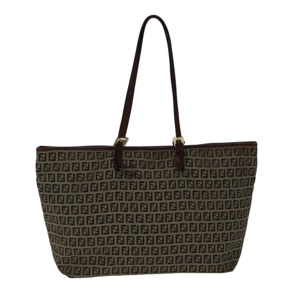 Luxury Fendi Zucchino Canvas Tote Bag Beigeac3257