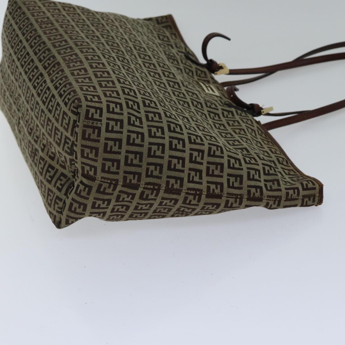 Luxury Fendi Zucchino Canvas Tote Bag Beigeac3257