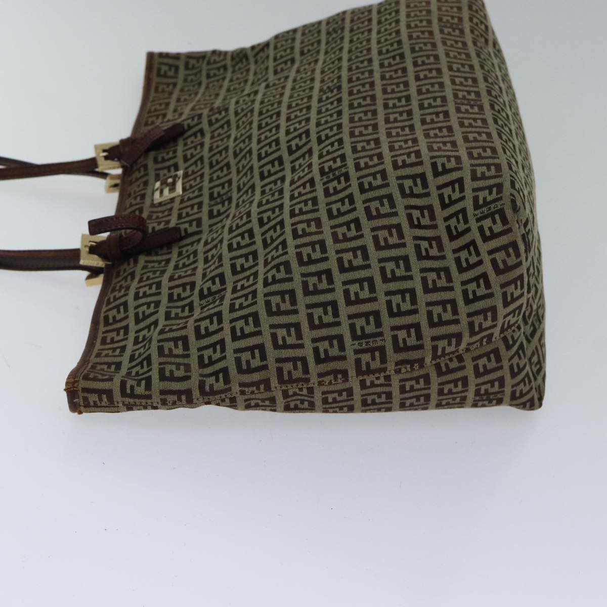 Luxury Fendi Zucchino Canvas Tote Bag Beigeac3257