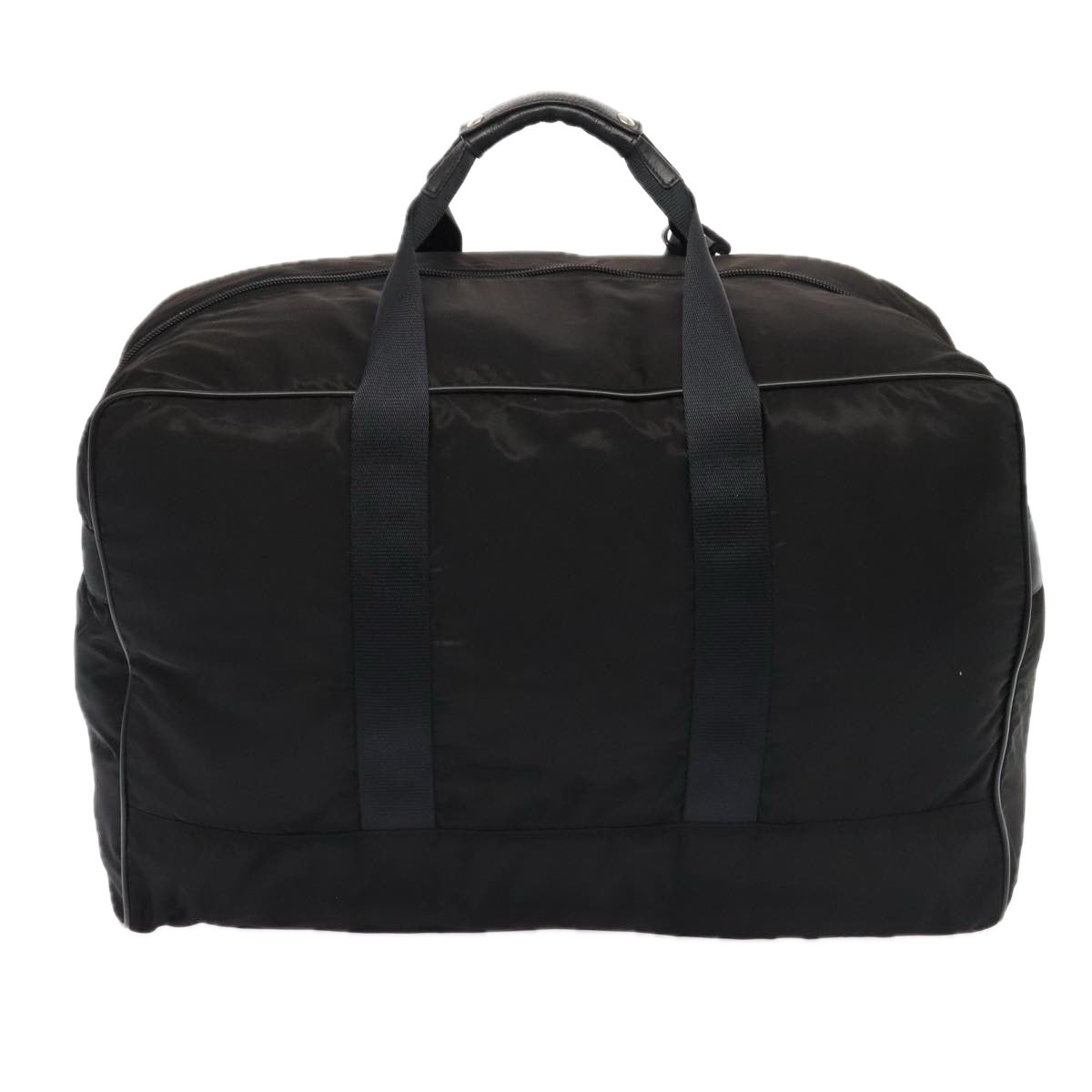 Luxury Prada Boston Bag Nylon Black  ac3266