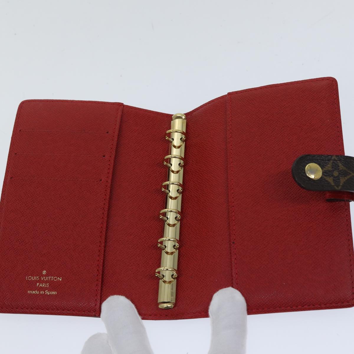 LOUIS VUITTON Monogram Groom Agenda PM Day Planner Cover R20018 LV ac3268