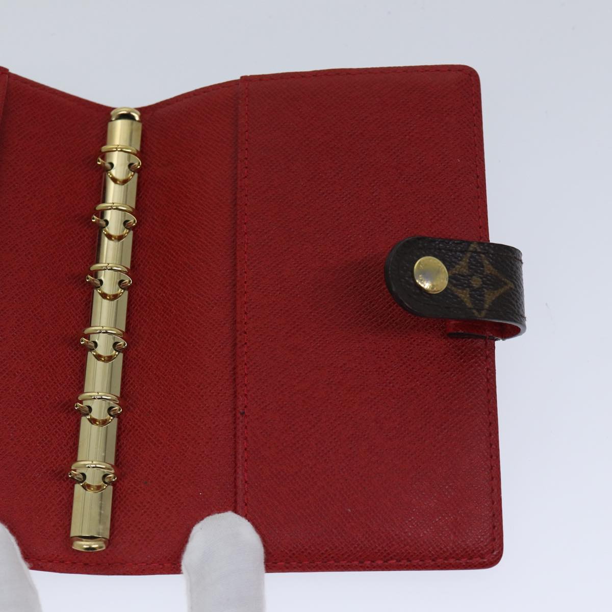LOUIS VUITTON Monogram Groom Agenda PM Day Planner Cover R20018 LV ac3268