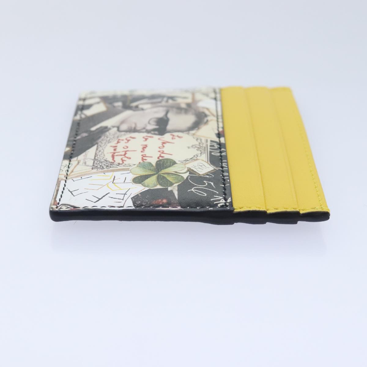 Luxury Fendi Card Case Leather Yellowac3270