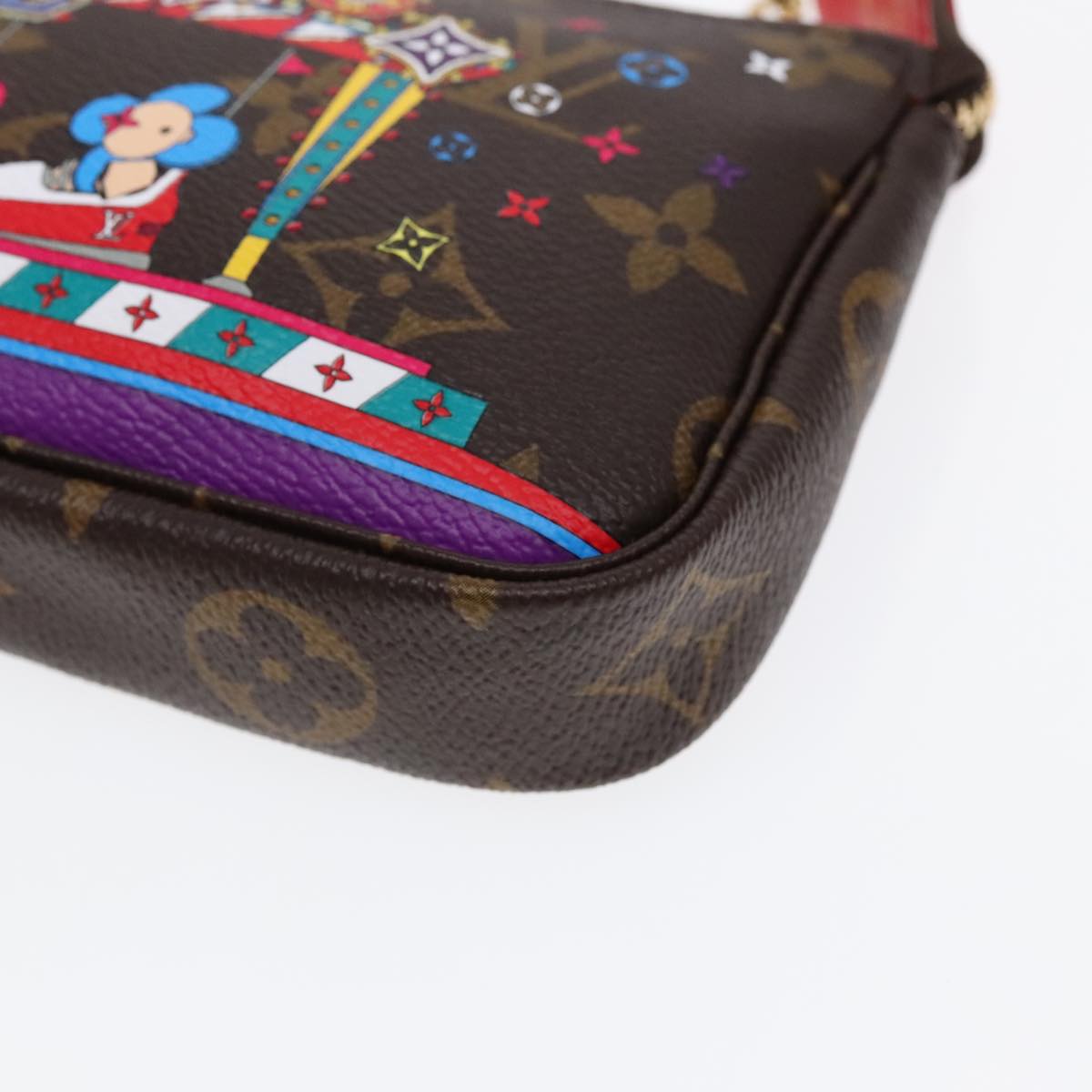 LOUIS VUITTON Monogram Vivienne Mini Pochette Accessoires M69976 LV ac3272