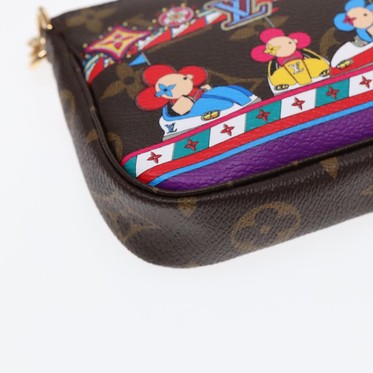 LOUIS VUITTON Monogram Vivienne Mini Pochette Accessoires M69976 LV ac3272
