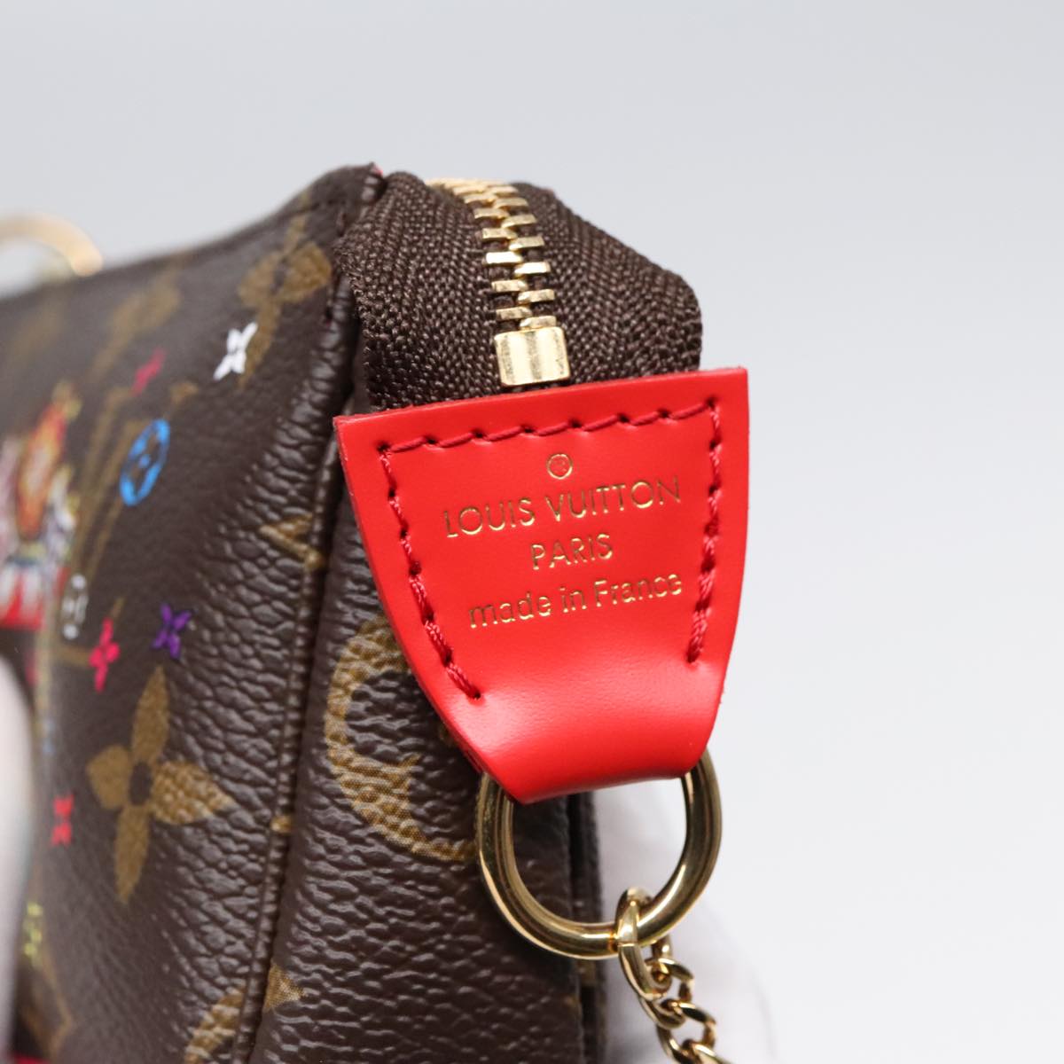 LOUIS VUITTON Monogram Vivienne Mini Pochette Accessoires M69976 LV ac3272
