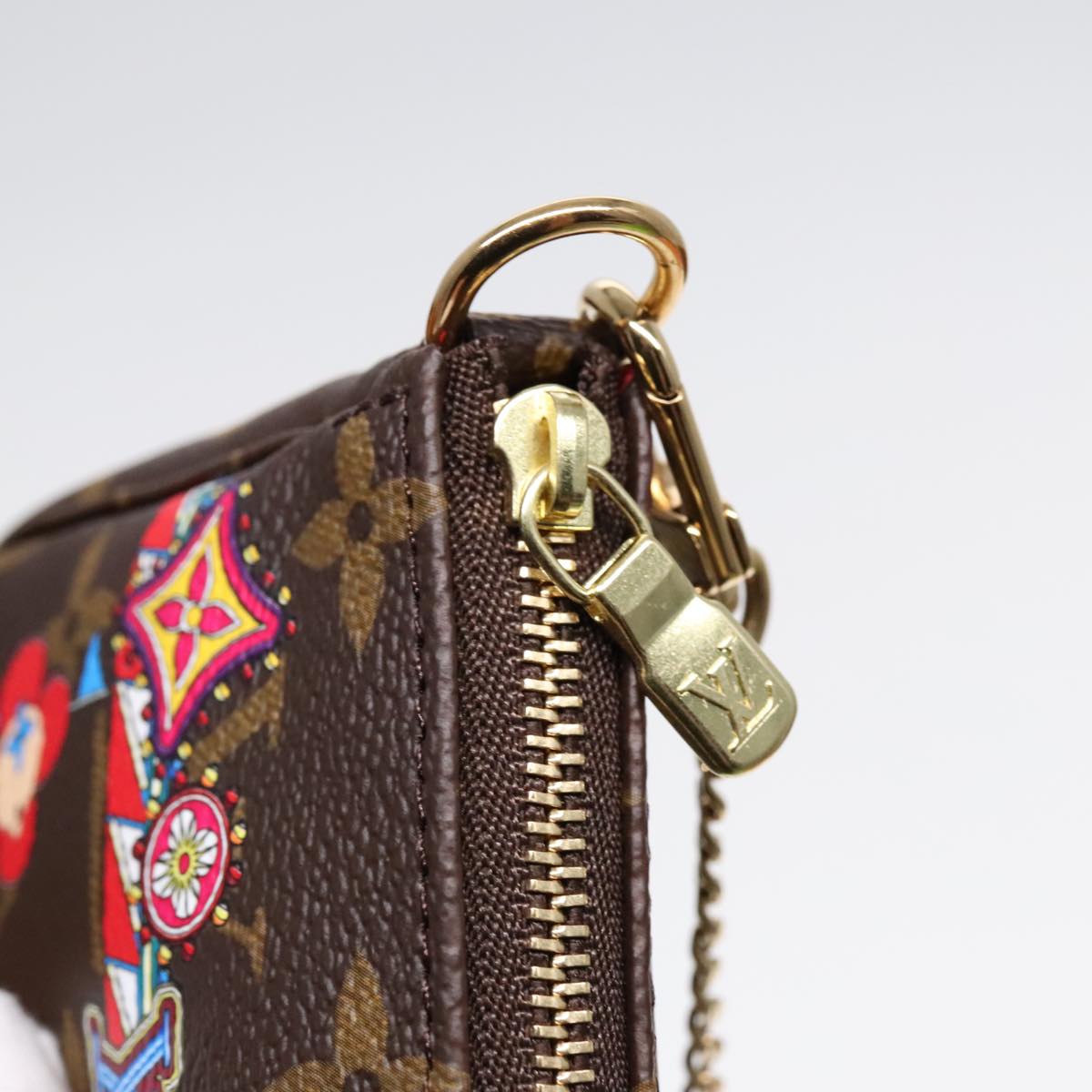 LOUIS VUITTON Monogram Vivienne Mini Pochette Accessoires M69976 LV ac3272