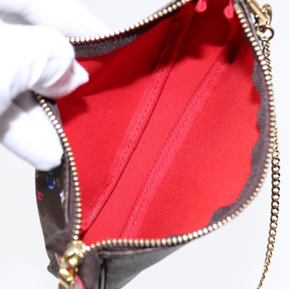 LOUIS VUITTON Monogram Vivienne Mini Pochette Accessoires M69976 LV ac3272
