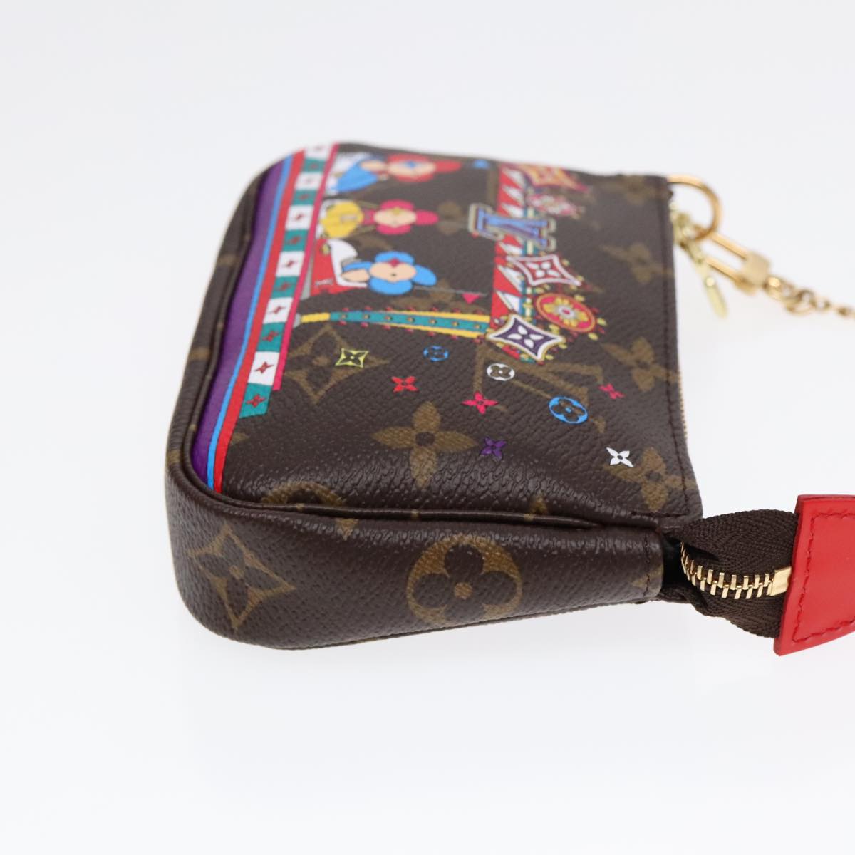LOUIS VUITTON Monogram Vivienne Mini Pochette Accessoires M69976 LV ac3272