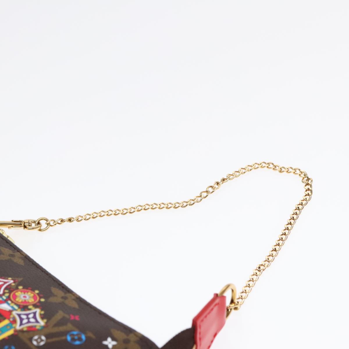 LOUIS VUITTON Monogram Vivienne Mini Pochette Accessoires M69976 LV ac3272