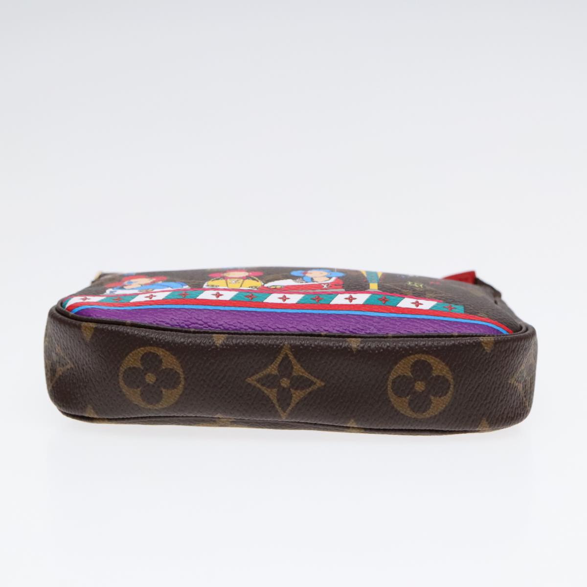 LOUIS VUITTON Monogram Vivienne Mini Pochette Accessoires M69976 LV ac3272