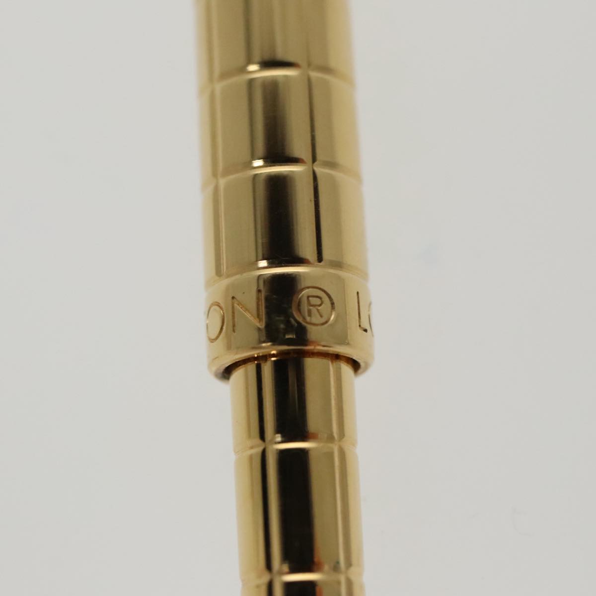 LOUIS VUITTON Styro Agenda Ballpoint Pen metal Gold LV ac3278