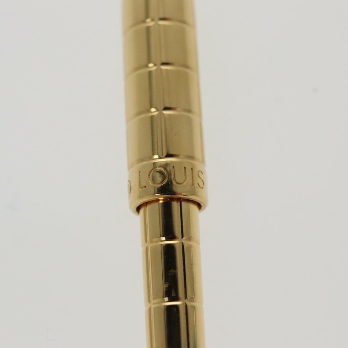 LOUIS VUITTON Styro Agenda Ballpoint Pen metal Gold LV ac3278