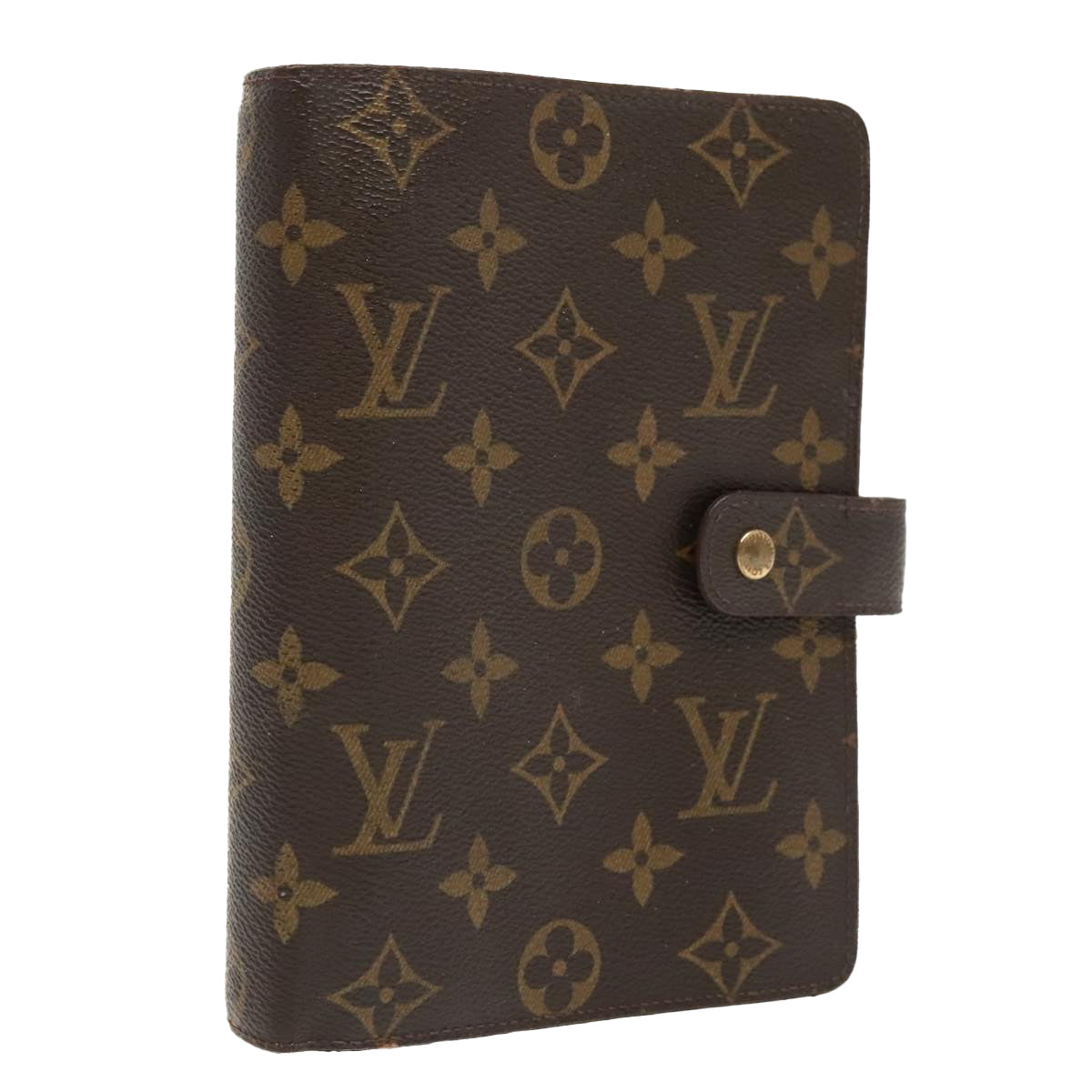 LOUIS VUITTON Monogram Agenda MM Day Planner Cover R20105 LV ac3318