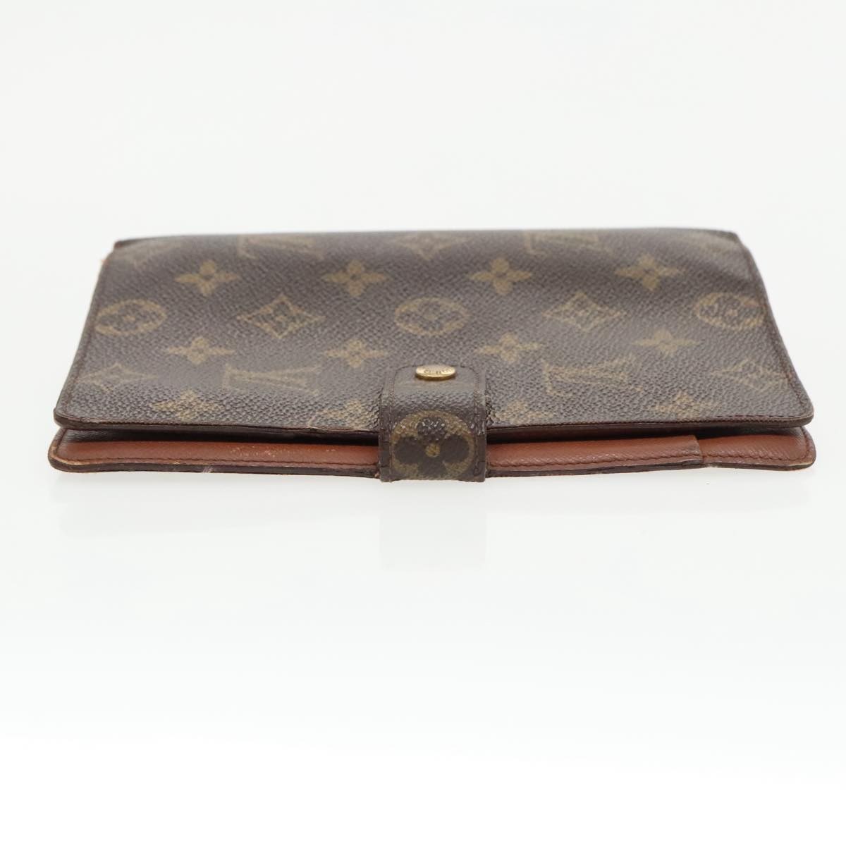 LOUIS VUITTON Monogram Agenda MM Day Planner Cover R20105 LV ac3318