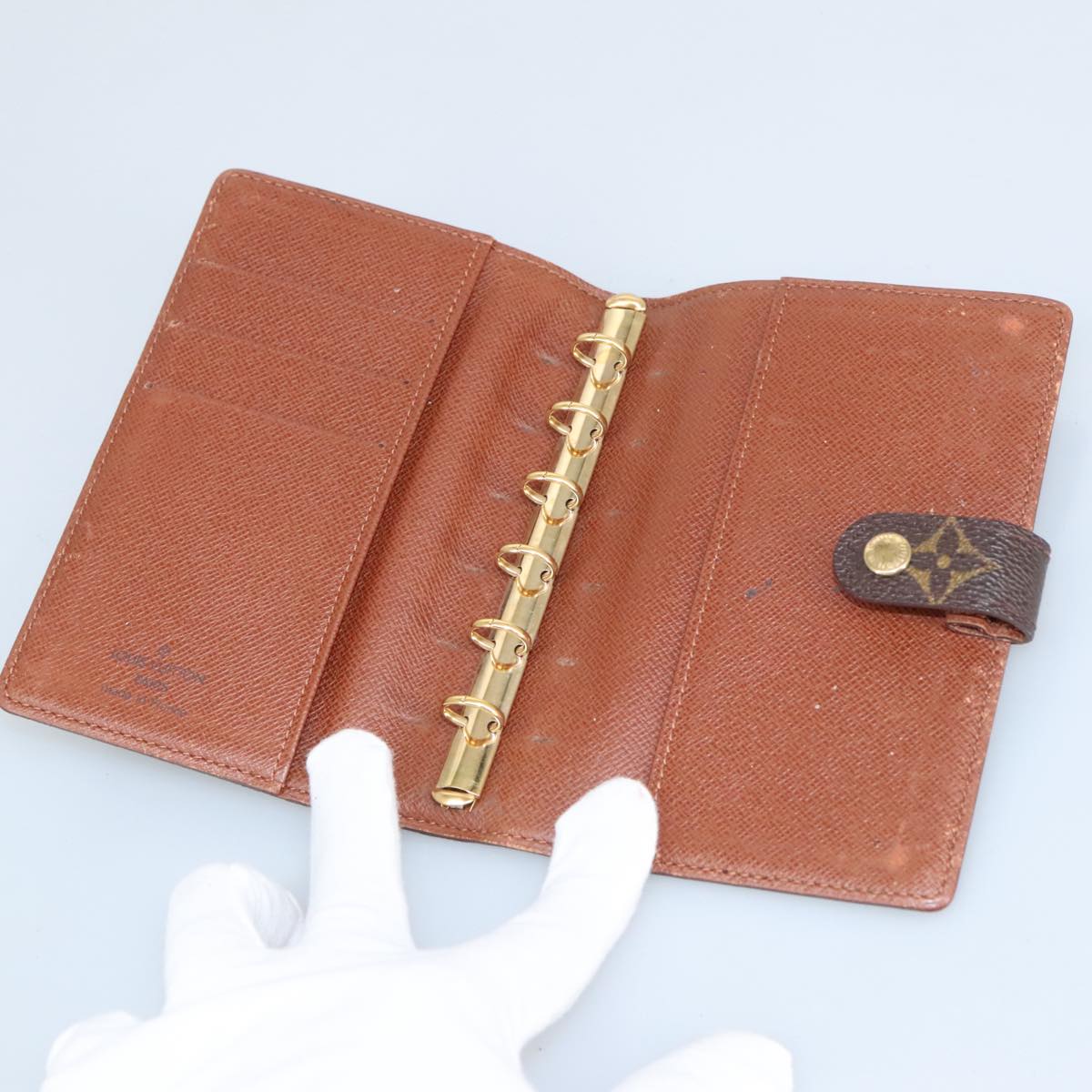 LOUIS VUITTON Monogram Agenda PM Day Planner Cover R20005 LV ac3336