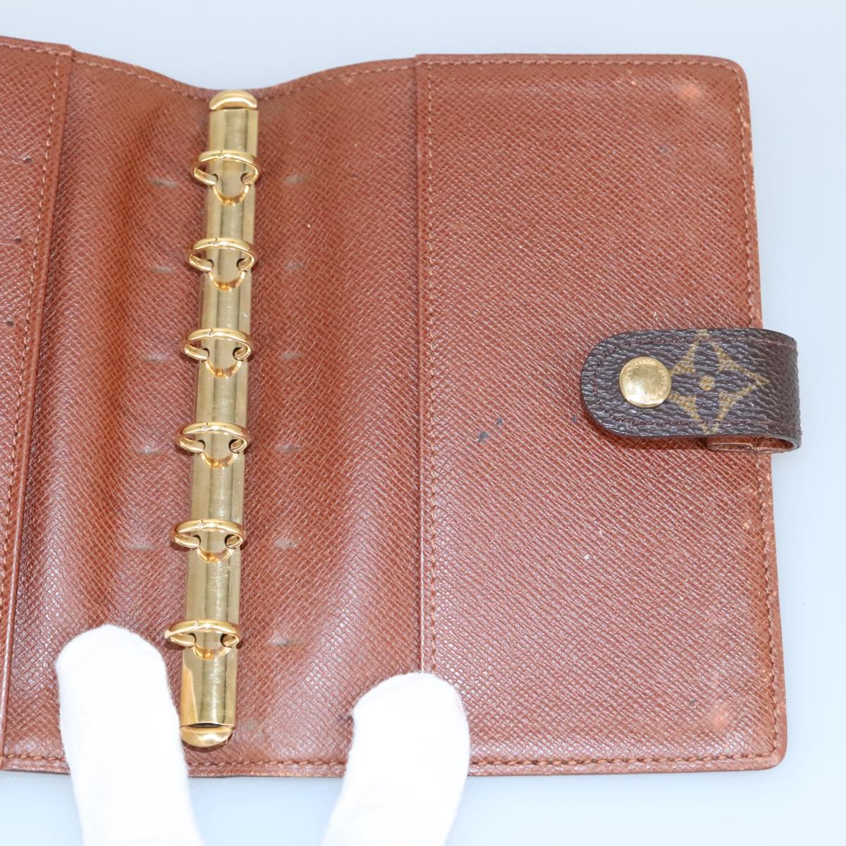 LOUIS VUITTON Monogram Agenda PM Day Planner Cover R20005 LV ac3336