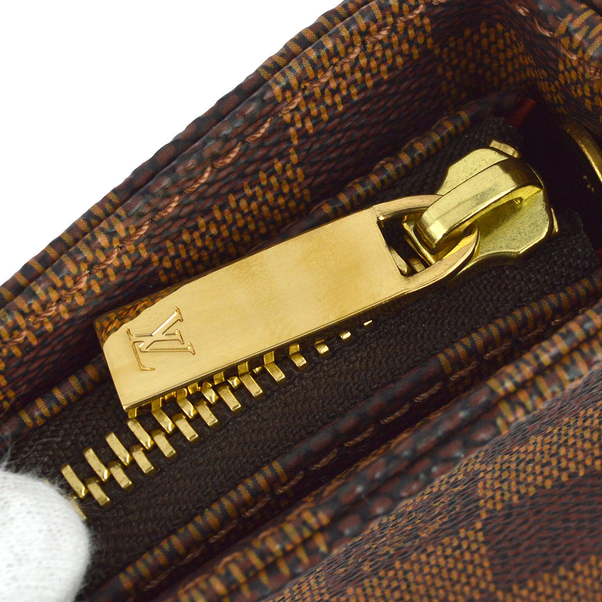Louis Vuitton 2004 Damier Looping MM Handbag SP Order N51157