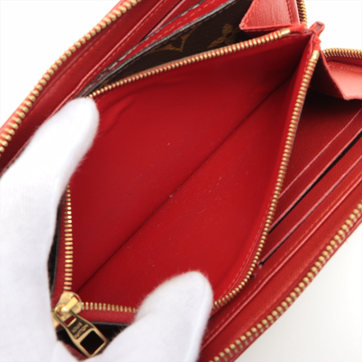 Louis Vuitton Monogram  Wallet M61854 Triple Round Zip Wallet
