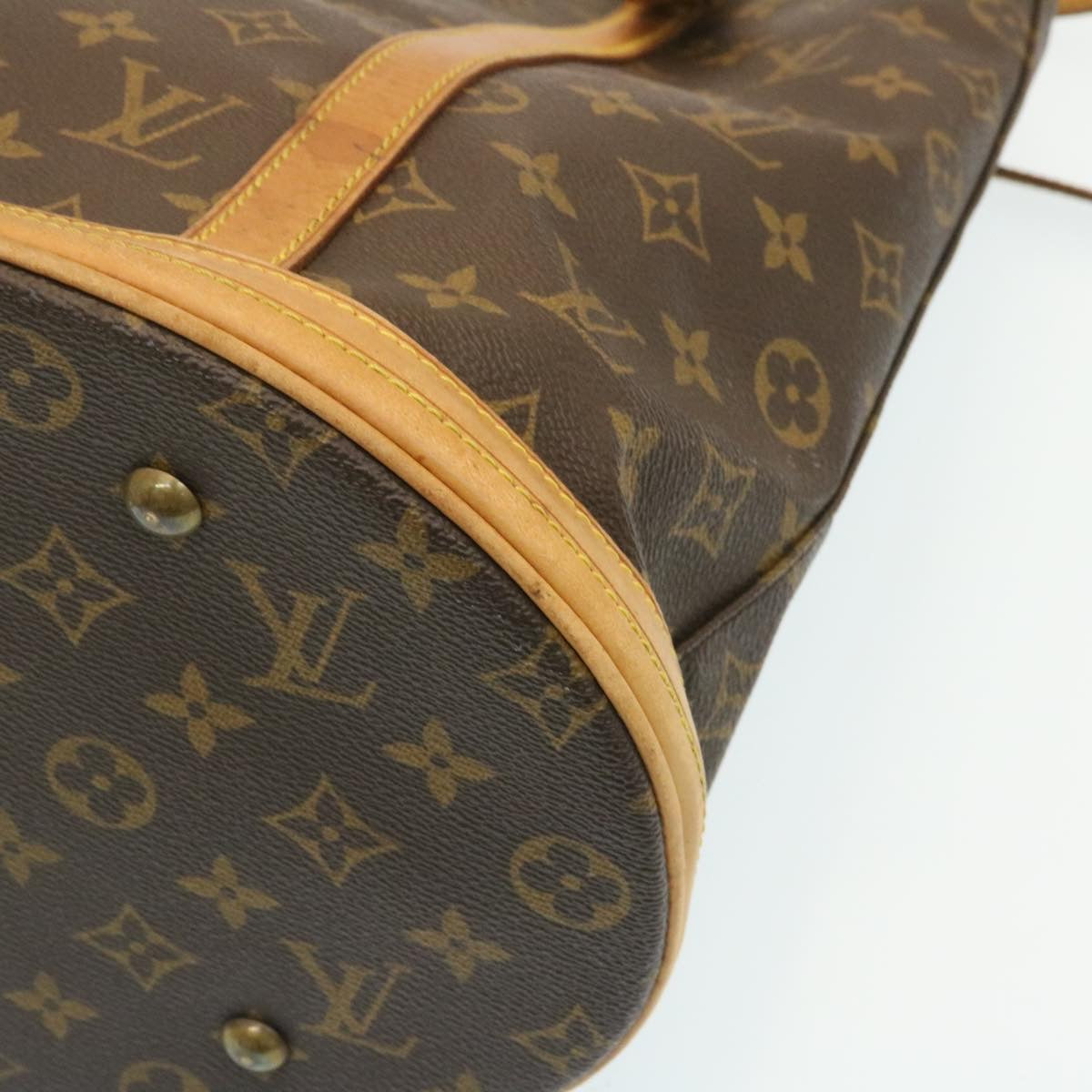 LOUIS VUITTON Monogram Bucket GM Shoulder Bag bs465 LV ac564