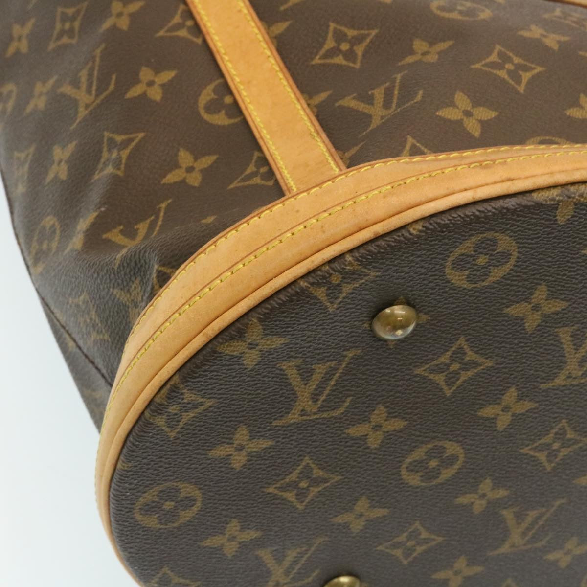 LOUIS VUITTON Monogram Bucket GM Shoulder Bag bs465 LV ac564