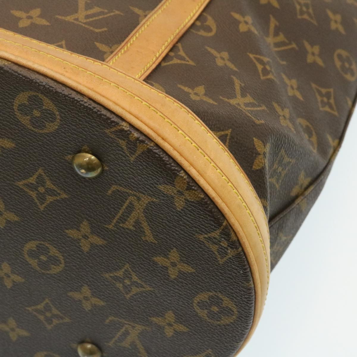 LOUIS VUITTON Monogram Bucket GM Shoulder Bag bs465 LV ac564