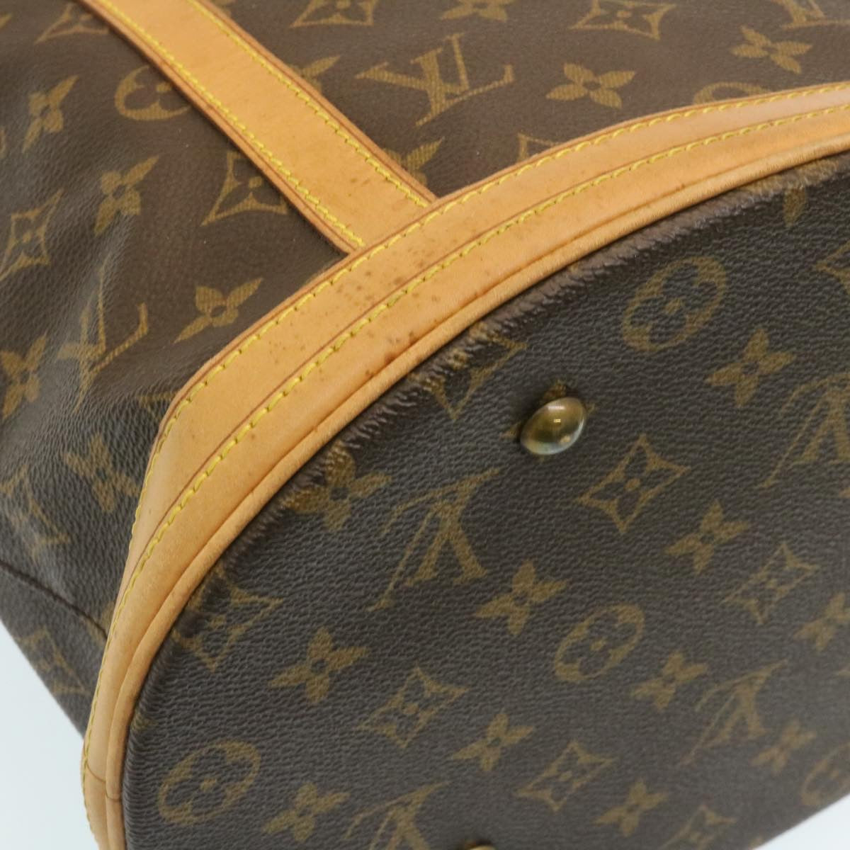 LOUIS VUITTON Monogram Bucket GM Shoulder Bag bs465 LV ac564